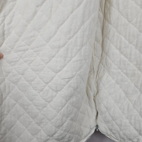 Vtg Baby Bunting Bag Sack Winter Fur Hooded Borg Orlon Pile Fabric One-Piece - Picture 3 of 14